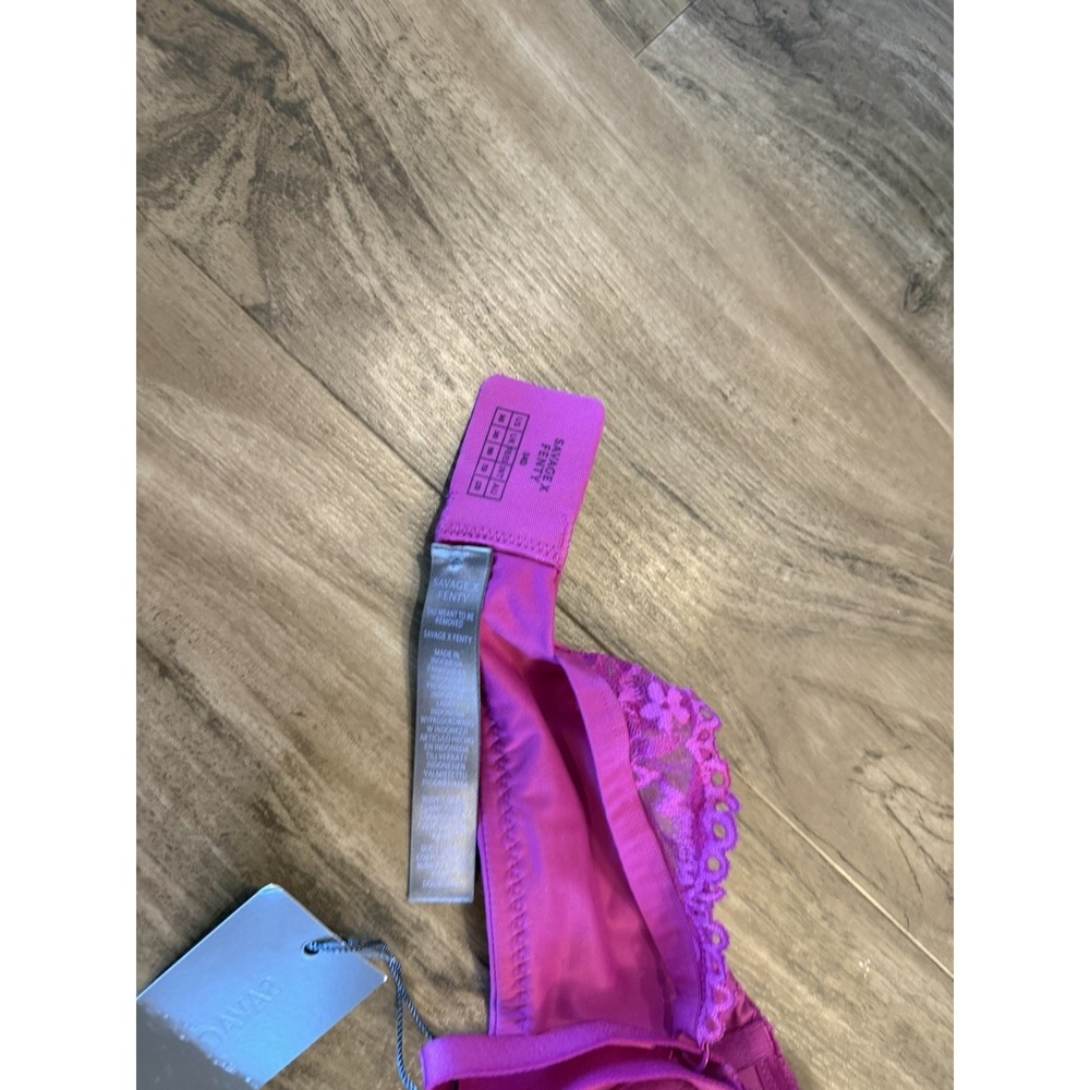Savage x Fenty Bra 34D Lot Of 4 Corded Lace Balconette Women Rihanna - Picture 9 of 16